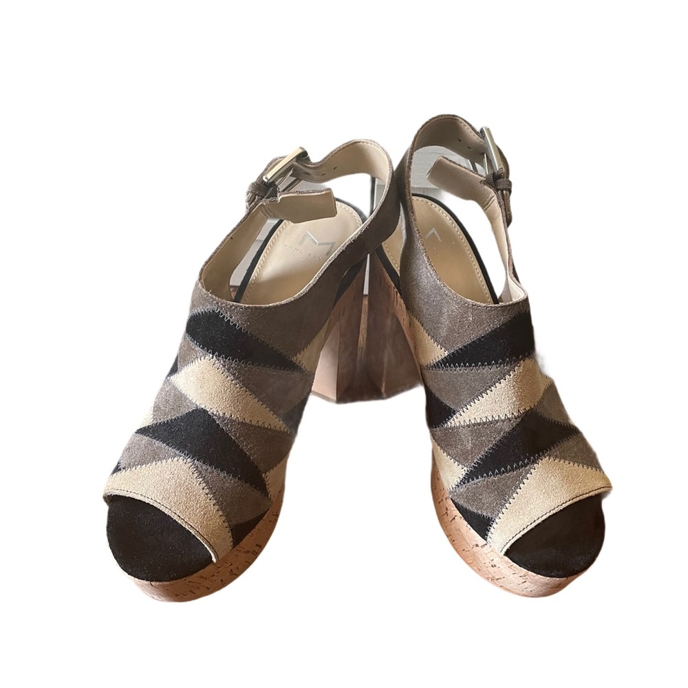 Marc Fisher Queenie Platform wedge sandal size 6